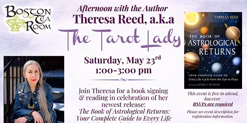 Afternoon with the Author: Theresa Reed 