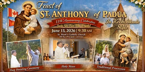 11th Annual Kochchikade in Ottawa-Gatineau St. Anthony's Feast