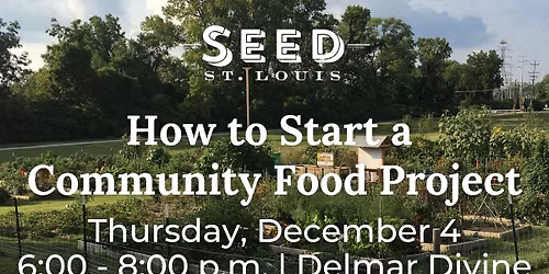 How to Start a Community Food Project
