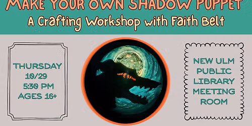 Make Your Own Shadow Puppet with Faith Belt