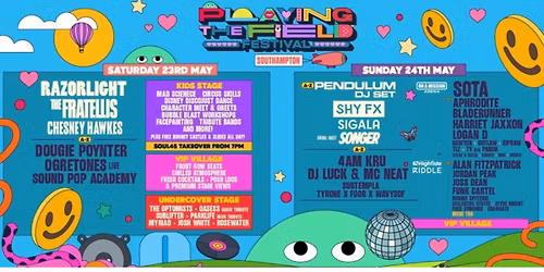 Playing the Field Festival - Sunday 24th May 2026