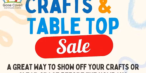 Craft & Table Top Sale