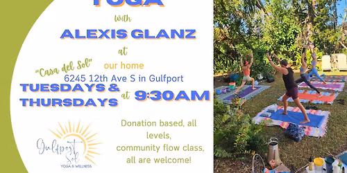YOGA in the garden! 