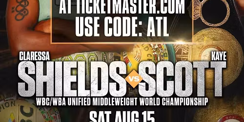 Claressa Shields vs Kaye Scott at State Farm Arena