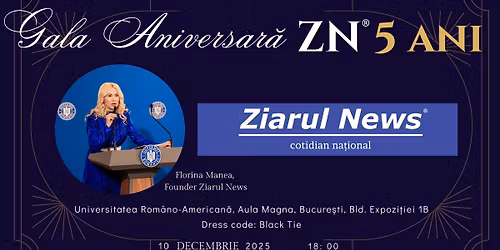 GALA ANIVERSARA ZIARUL NEWS 5 ANI