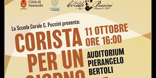 Corista per un giorno