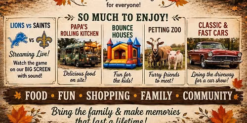 THE SHIRE WOODLAND MARKET AND BARNYARD SWAP - FALL EDITION