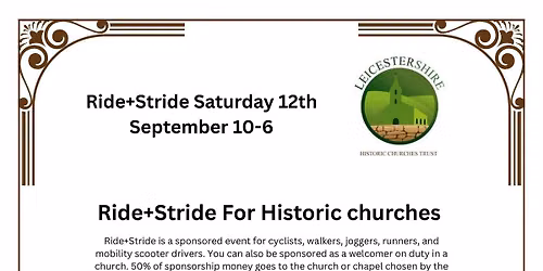 Leicestershire Historic Churches Ride & Stride @ St John's Church