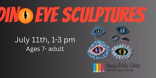 Dino Eye Sculptures