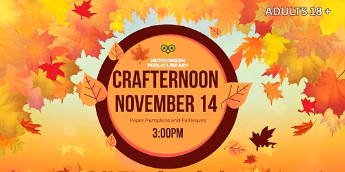 Crafternoon - Paper Pumpkins and Fall Leaves