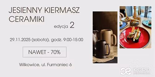 Jesienny Kiermasz Ceramiki – edycja 2! 🍂