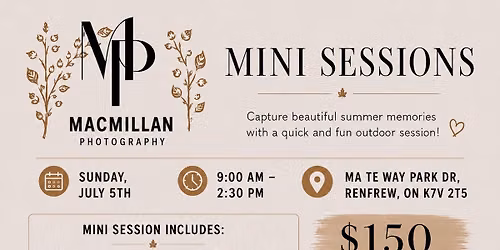 Summer Mini Sessions