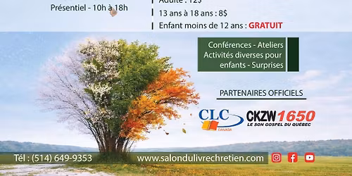 11e \u00e9dition du Salon du Livre et des Arts Chr\u00e9tiens \u00c9vang\u00e9lique