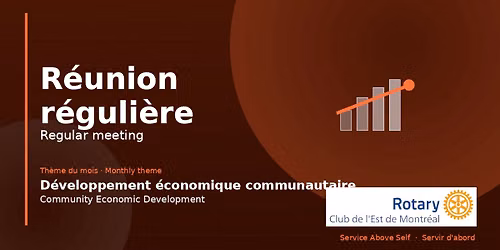 Rencontre r\u00e9guliere\/Regular Meeting