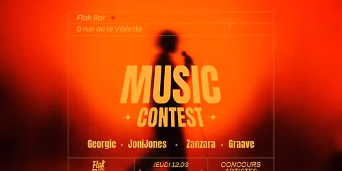 MUSIC CONTEST au Flak Bar 
