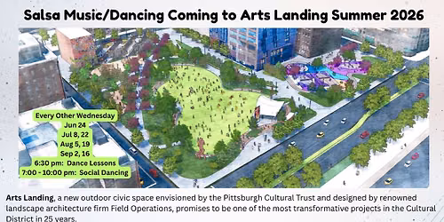 Summer Salsa Dates for Arts Landing
