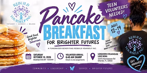 Teen Volunteer Sign-Up | Pancake Breakfast for Brighter Futures