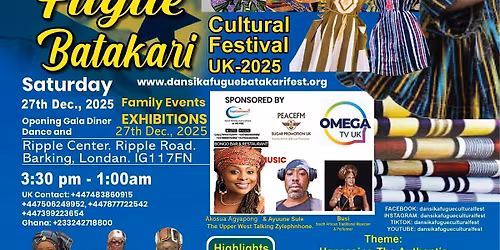 Dansika Fugue and Batakari Cultural Festival UK 2025