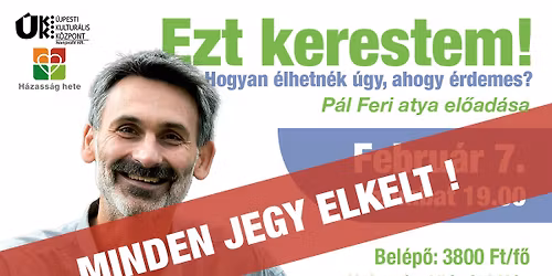 TELTH\u00c1Z! Ezt kerestem! Hogyan \u00e9lhetn\u00e9k \u00fagy, ahogy \u00e9rdemes? P\u00e1l Feri atya, ment\u00e1lhigi\u00e9n\u00e9s el\u0151ad\u00e1sa