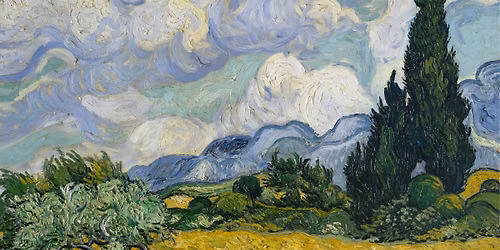 Make Your Mark: Vincent van Gogh's Wheat Field with Cypresses (Beginner Friendly)