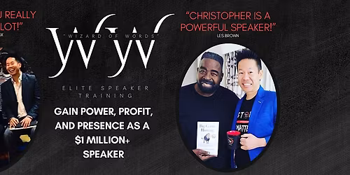 "Wizard of Words" Chicago, IL:  Gain Power, Profit, & Presence as a Speaker