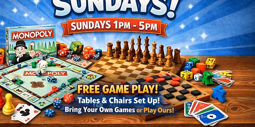 Come play Games at our Store! Recurring Event