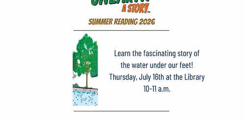 Summer Reading Program: The Water Under Our Feet