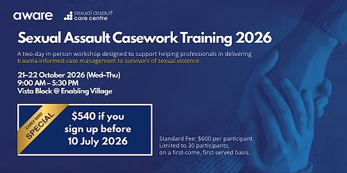 AWARE Sexual Assault Casework Training 2026