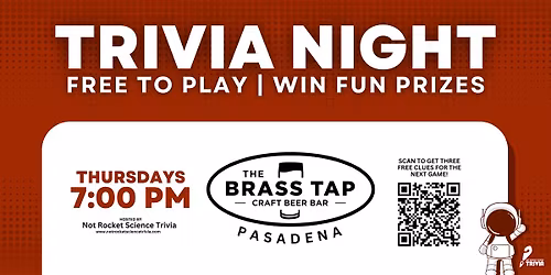 Pasadena Trivia Night | The Brass Tap Pasadena