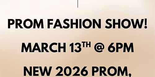 Say Yes 2026 Prom Fashion Show