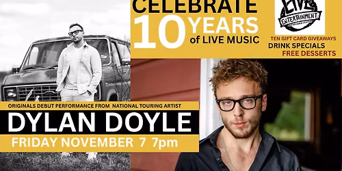 10 Year Party featuring Dylan Doyle at Originals