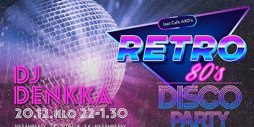 DJ DENKKA & 80s RETRO DISCO