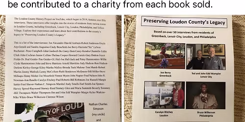 Book Signing with Darrell Tuck, Loudon County Historian