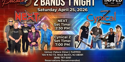 2 Band 1 Night Featuring Next & Cynical Z