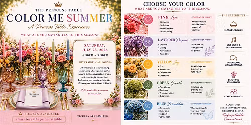 Color Me Summer | Princess Table