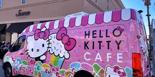 Hello Kitty Cafe Truck Central - Baton Rouge Appearance