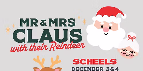 Coming soon Mr and Mrs Claus with their Reindeer