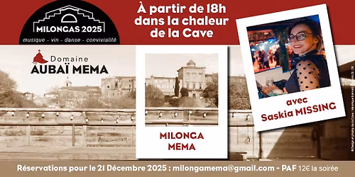 La Milonga \u00e0 La Cave d'Aubais