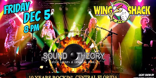 SOUND THEORY is BACK at the SHACK!