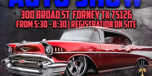 Doe Bellys Monthly Auto Show In Forney, Tx