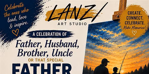 Give Him an Experience: Father Figure Sip & Paint Night