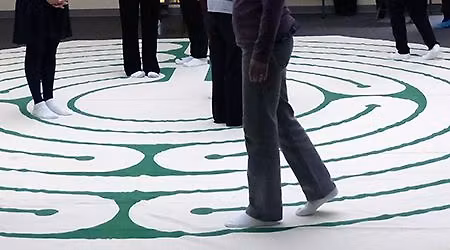 Labyrinth Walk at Groundswell Cafe