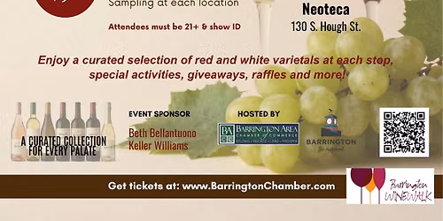 Barrington Fall Wine Walk 2026