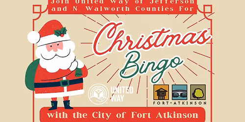 United Way and the City of Fort Atkinson Christmas Bingo