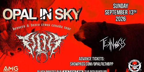 OPAL IN SKY w\/ FILTH @ BPP (ALL AGES)