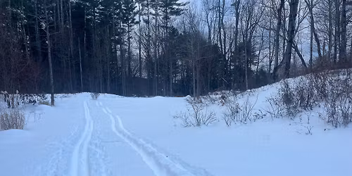 Earth Based Yoga on Skis (or Snow shoes)!