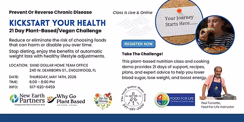 Jumpstart Your Health - 21-Day Plant-Based\/Vegan Challenge With Support