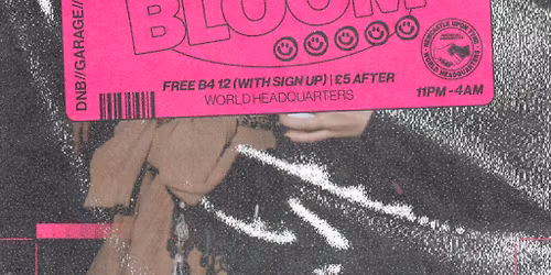 BLOOM - FREE RAVE - D'n'B, Jungle, UK Garage, 140