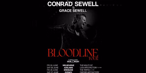 Conrad Sewell - 'Bloodline Tour' | Sydney