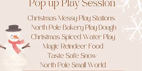 Christmas Magic Pop up Play Session